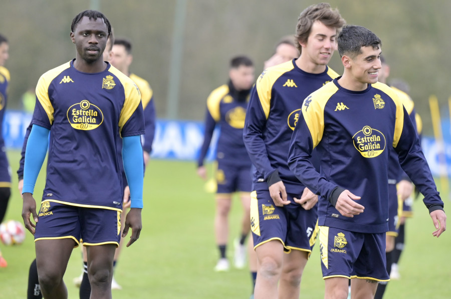 Iano Simão, novedad en el entrenamiento del Depor