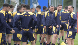 Brais Suárez, principal novedad en el entrenamiento del Depor