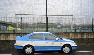 El coche 'Deportivo' que se pudo ver en Abegondo