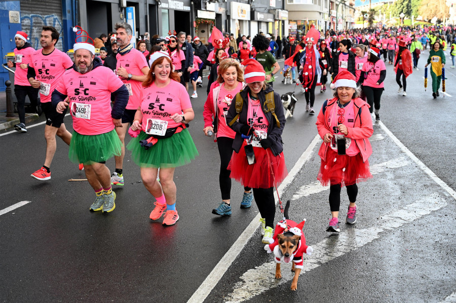 'Corre y Colabora', solidaridad en la San Silvestre de A Coruña