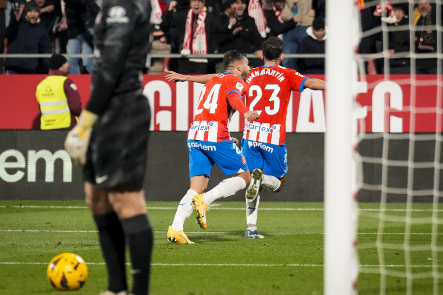 El Girona gana al Atlético con un gol de Iván Martín (4-3)