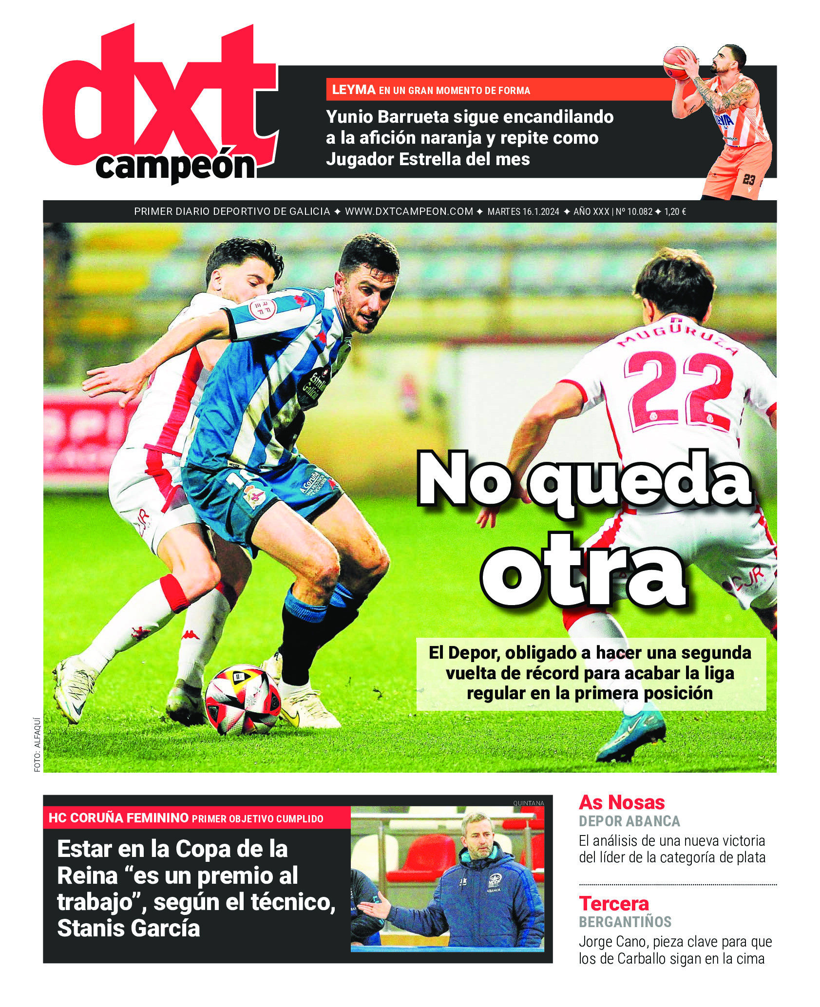 Portadas De La Prensa Deportiva: 16 De Enero De 2024 :: Info Biwenger