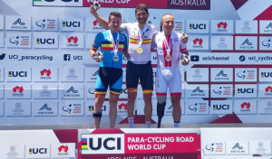 El coruñés Damián Ramos conquista un oro y un bronce en la Copa del Mundo de paraciclismo