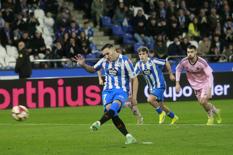 Lucas acecha el ‘top 20’ de goleadores del Deportivo