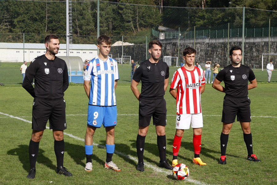 El Depor juvenil examina sus posibilidades frente al Sporting