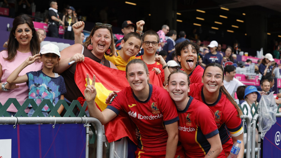 Alborota se estrena con la selección española de rugby 7 en las Series Mundiales