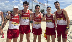 España, oro masculino y bronce femenino en los 20 km marcha