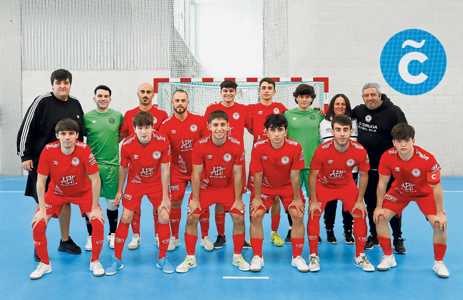 El 5 Coruña y el Sport Sala disputan un gran partido (4-3)