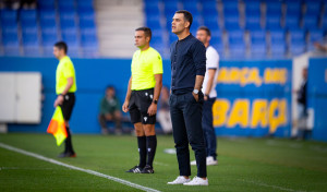 La plantilla del Barça Atlètic lanza la presión al Depor