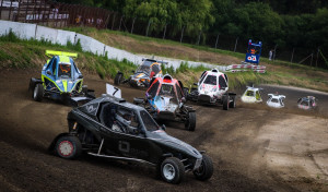 Alejandro Medín, nuevo líder del Campeonato Gallego de Autocross