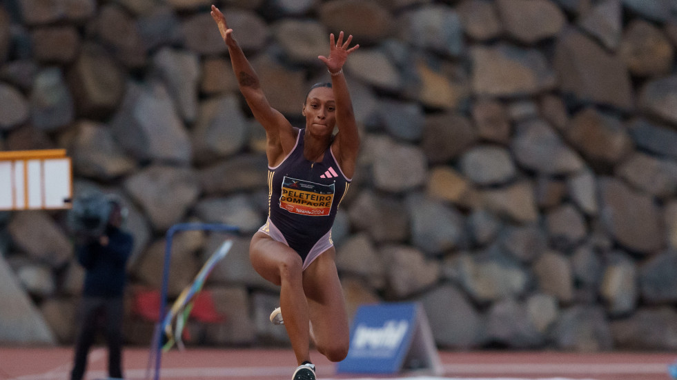 Ana Peleteiro, primera en el triple salto de Tenerife con una marca de 13,83 metros