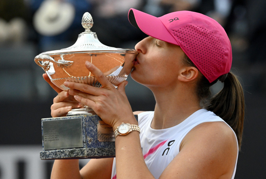 Swiatek, triple campeona en Roma