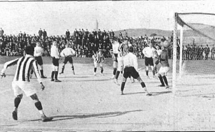 La primera fotografía de un gol del Depor