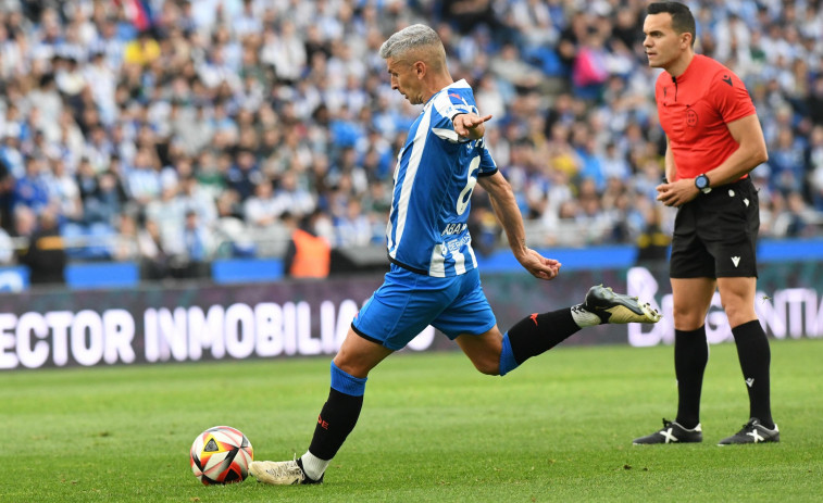 Salva Sevilla se estrena en el Depor con un gol de bandera