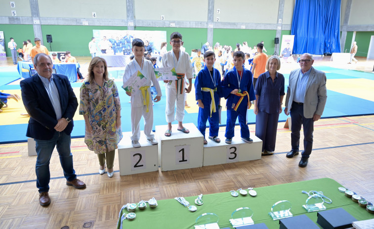 El XLII Trofeo de Judo Liceo La Paz reúne a unos 800 judokas de toda Galicia