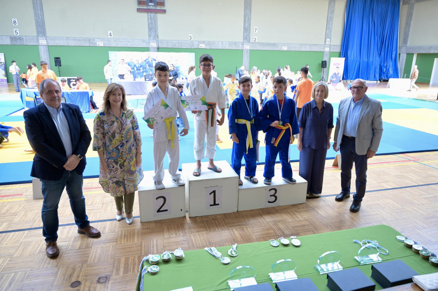 El XLII Trofeo de Judo Liceo La Paz reúne a unos 800 judokas de toda Galicia