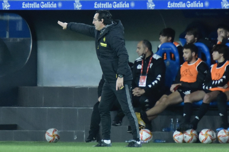 La visita a Riazor de Unai Emery, técnico de moda con ADN blanquiazul