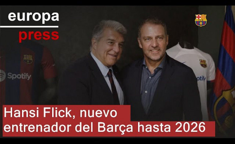 Hans Flick firma dos temporadas con el Barcelona