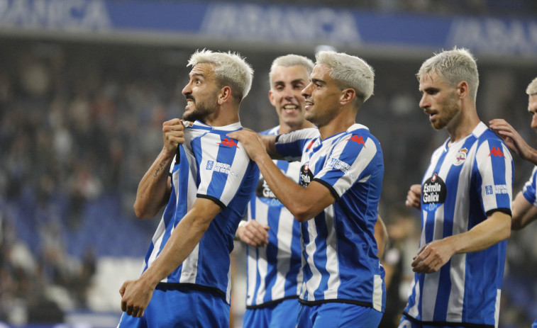 El orgullo del Depor le da ventaja ante un atrevido Castellón (2-1)