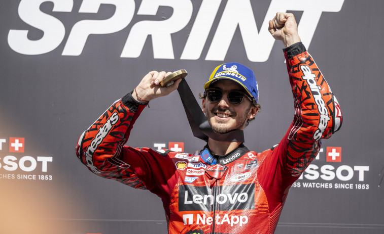 Bagnaia consigue su primer triunfo 'al sprint' de 2024