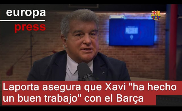 Laporta justifica la destitución de Xavi porque dejó de creer en la plantilla