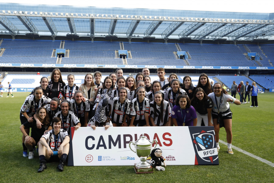 El Victoria B se corona ante el Bergan con un doblete de Carla Amado