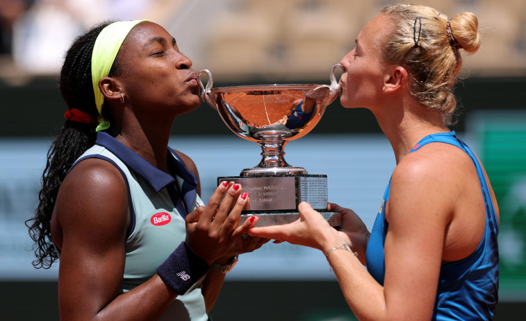 Gauff y Siniakova privan a Italia de toda victoria en Roland Garros