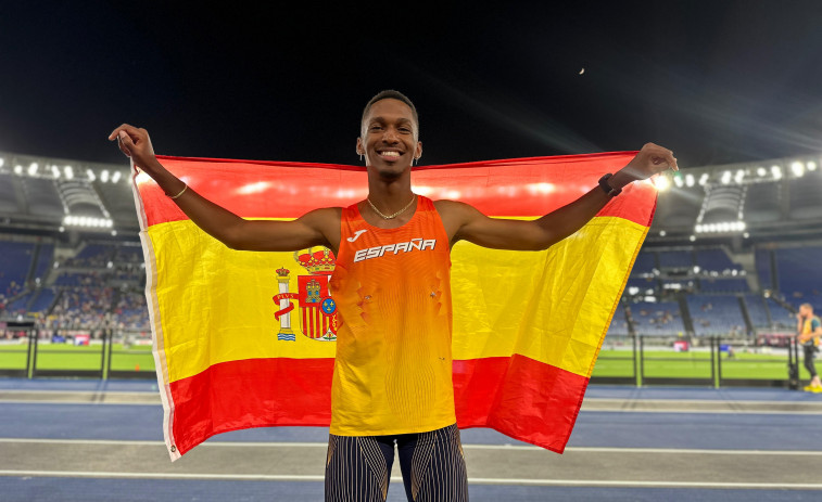 Jordan Díaz, campeón de Europa de triple salto