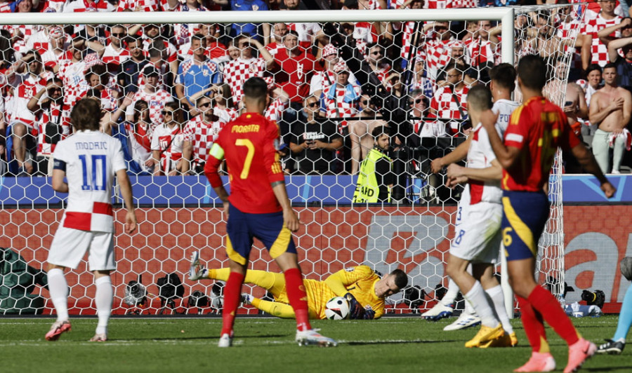 Eurocopa | La selección española golea a la combativa Croacia (3-0)