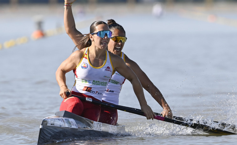 María Corbera y Antía Jácome, campeonas de Europa en C2 200