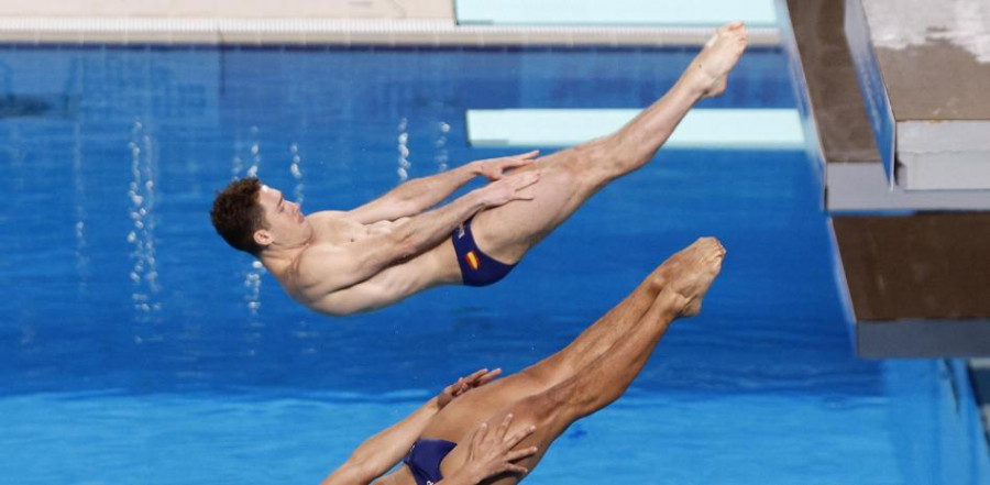 Juan Pablo Cortés y Nicolás García Boissier se cuelgan la plata en trampolín de 3 metros