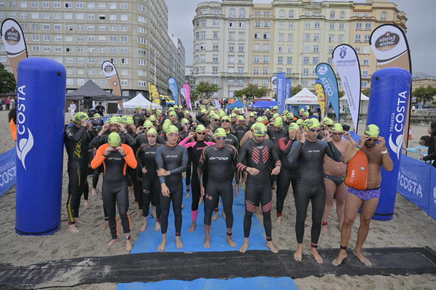 Gran participación en la Travesía Costa Coruña