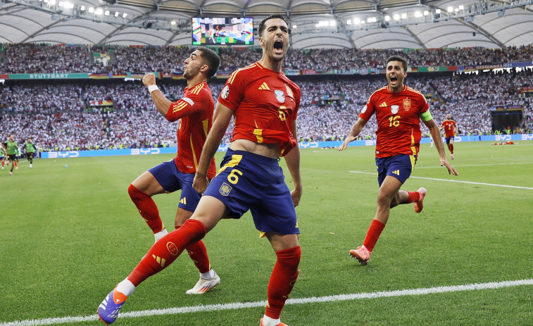 Mikel Merino mete a España en semifinales de la Eurocopa