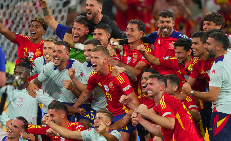 La selección española suma el doble de victorias que Inglaterra