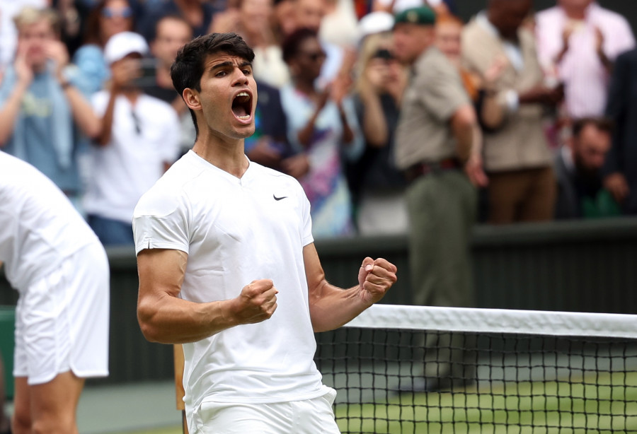 Alcaraz dibuja su segunda final de Wimbledon