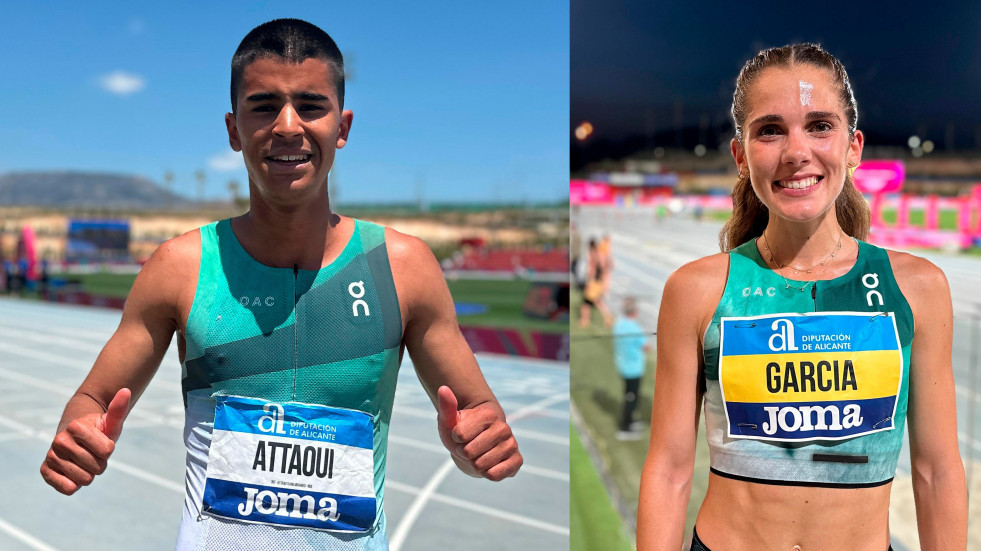 Mohamed Attaoui y Marta García baten los récords de España de 800 y 2.000 en Mónaco