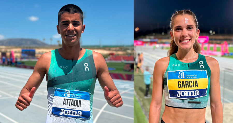 Mohamed Attaoui y Marta García baten los récords de España de 800 y 2.000 en Mónaco