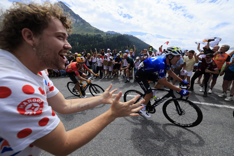 Oier Lazkano:"Pasar primero el Tourmalet es algo indescriptible"