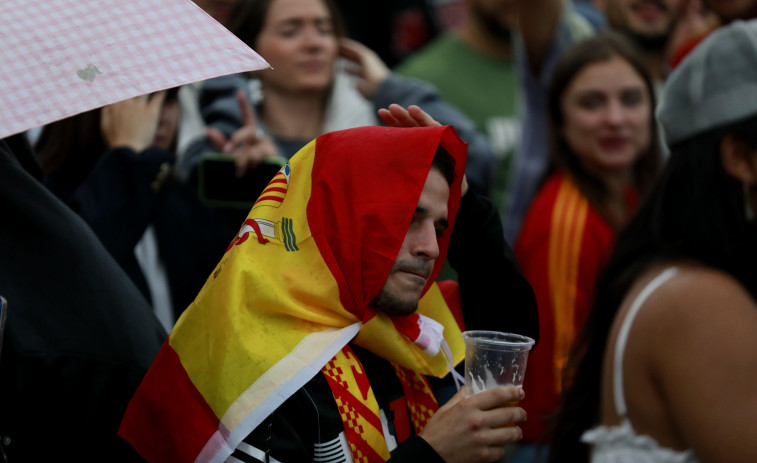 Aficionados de la Roja en A Coruña