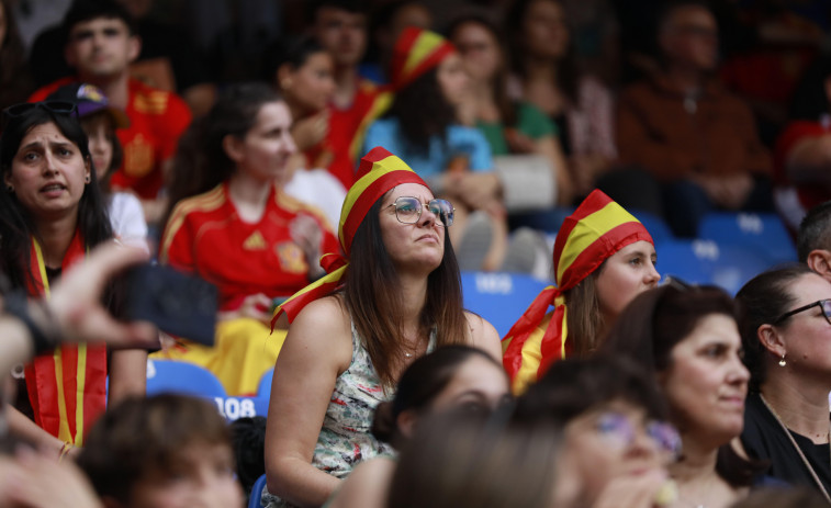 La selección española en A Coruña