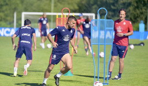 Cuatro entrenamientos para preparar la visita al Carlos Belmonte del viernes