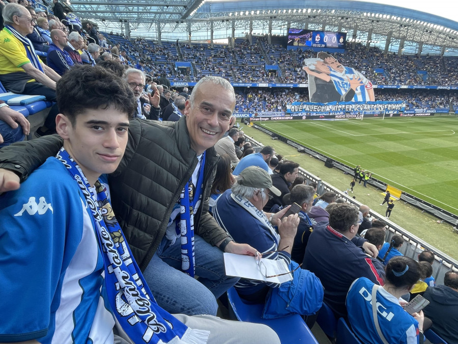 Pablo, hijo de Arsenio Iglesias: “Vamos  a comprar las  tres camisetas”