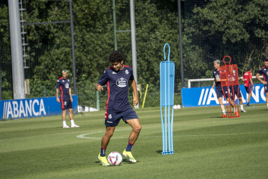 Pablo García aguanta el ritmo del primer equipo