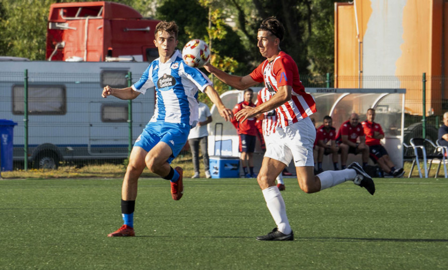 El Fabril, sólido y acertado, golea en Ponte dos Brozos (0-3)