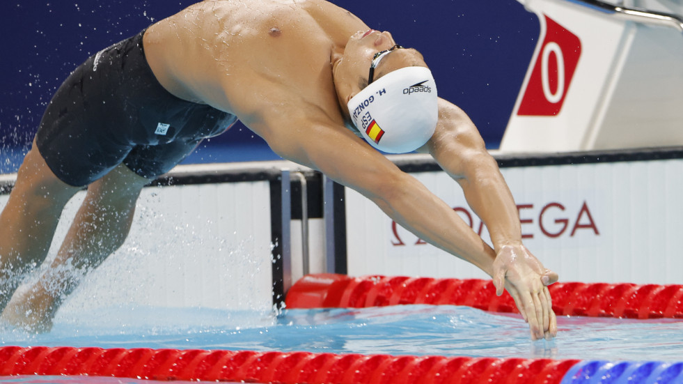 Hugo González, sexto en la final de 100 metros espalda