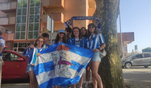 Velutinas y un viaje desde Huelva para ver al equipo blanquiazul