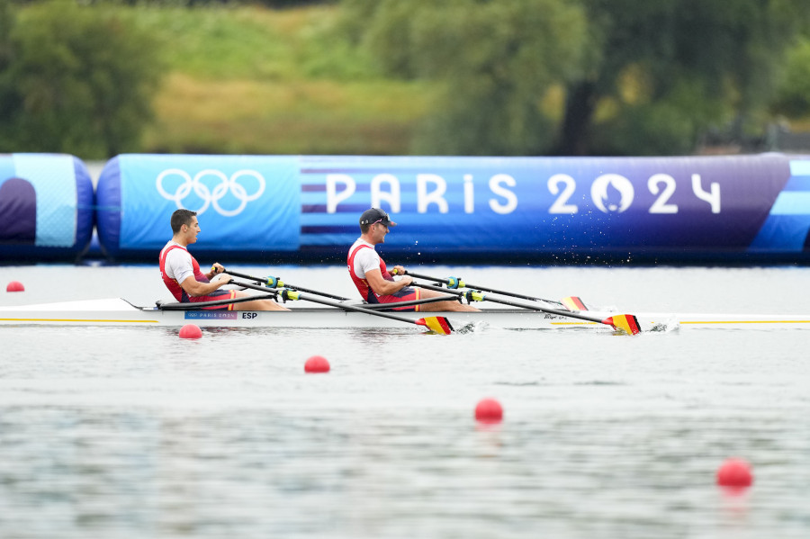 Rodrigo Conde y Aleix García, quintos en doble scull