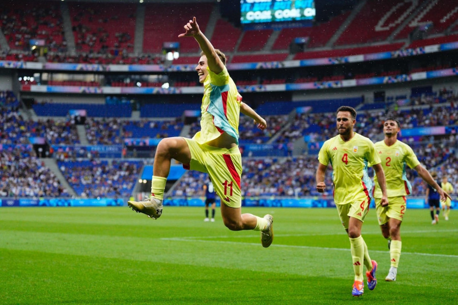 Fermín lidera a España hacia las semifinales en fútbol