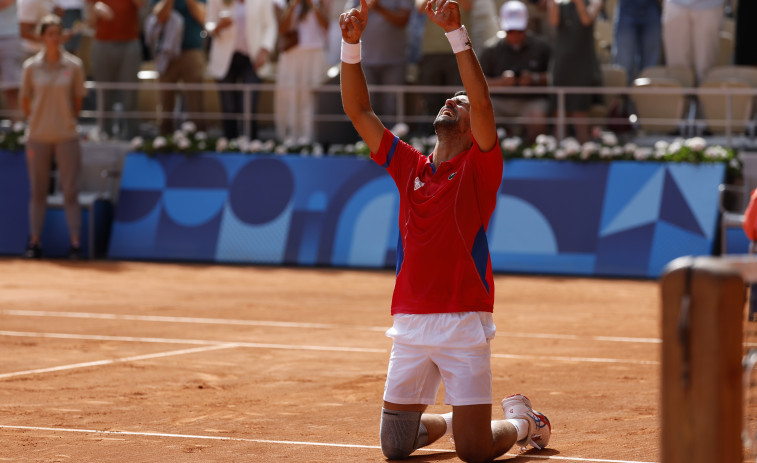 A Djokovic 'nole' tembló el pulso para capturar el oro