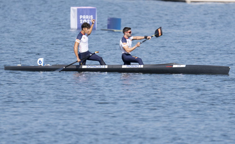 Moreno y Domínguez, a semifinales de C2 500 m.